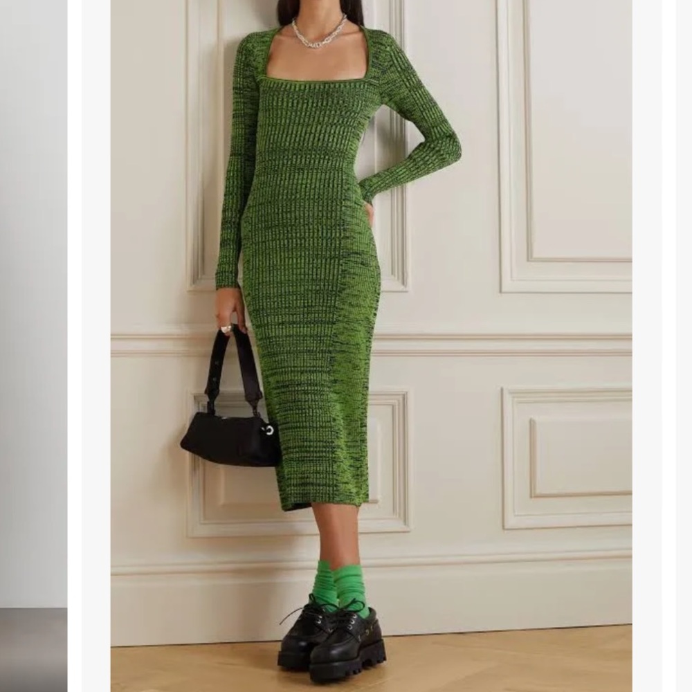Ganni Melange Knit Dress - S - NWT